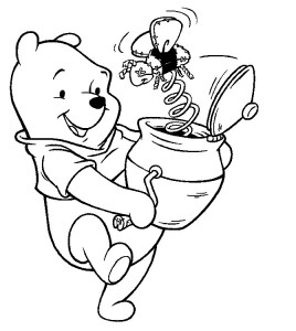 Winnie Pooh jugando | Dibujos de Winnie Pooh