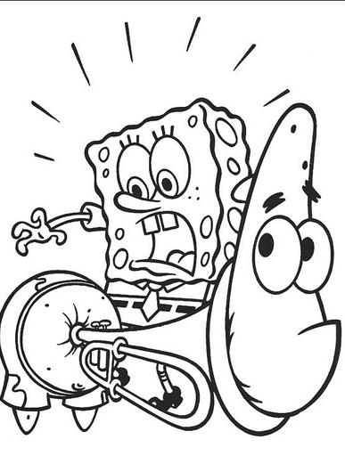 Bob Esponja colorear