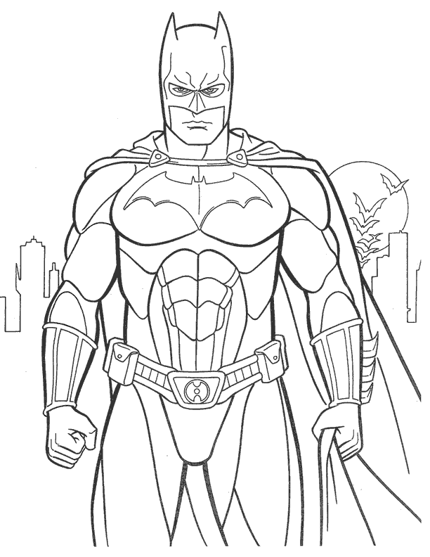 Dibujo para colorear de Batman