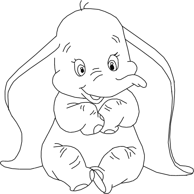 Dibujo para colorear de Dumbo