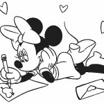 Dibujo para colorear Minnie