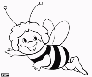 Dibujo Abeja Maya 1494335776