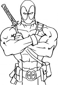 Dibujo Deadpool 1494435287